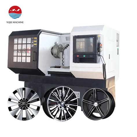 cnc lathe machine for machine polished wheels|automotive wheel lathe.